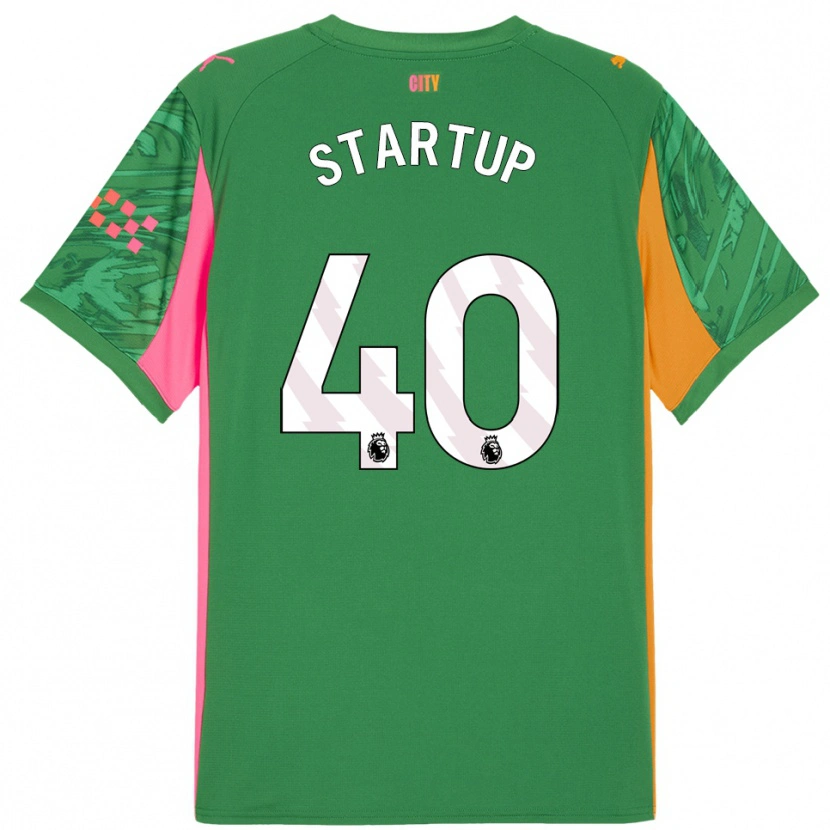 Danxen Hombre Camiseta Katie Startup #40 Verde Naranja Portero Equipación 2025/26 La Camisa México