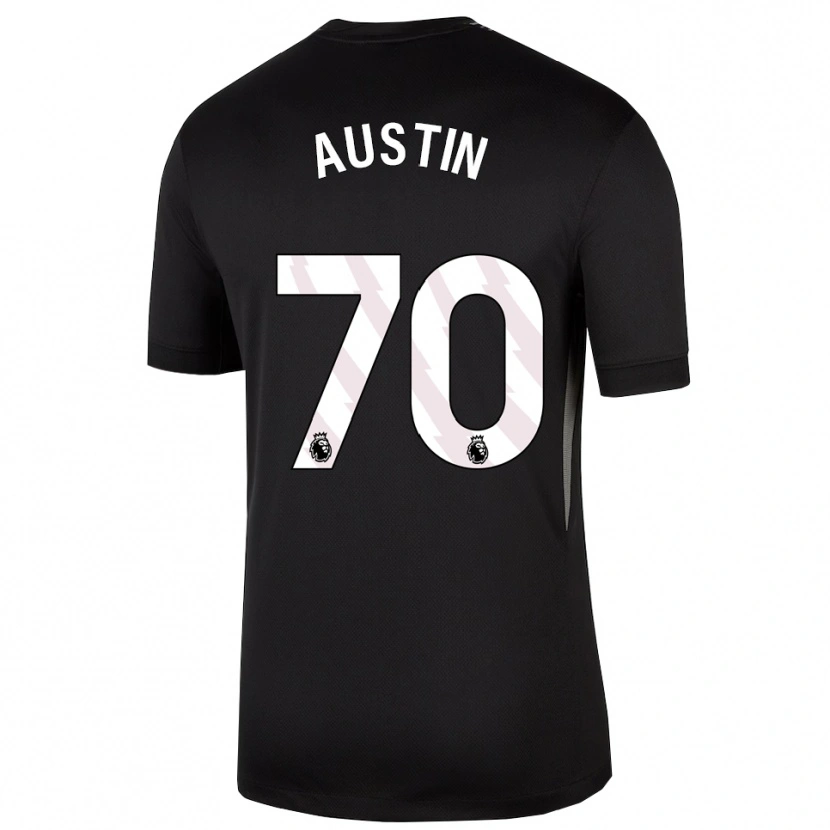 Danxen Hombre Camiseta Jack Austin #70 Blanco Negro Portero Equipación 2025/26 La Camisa México