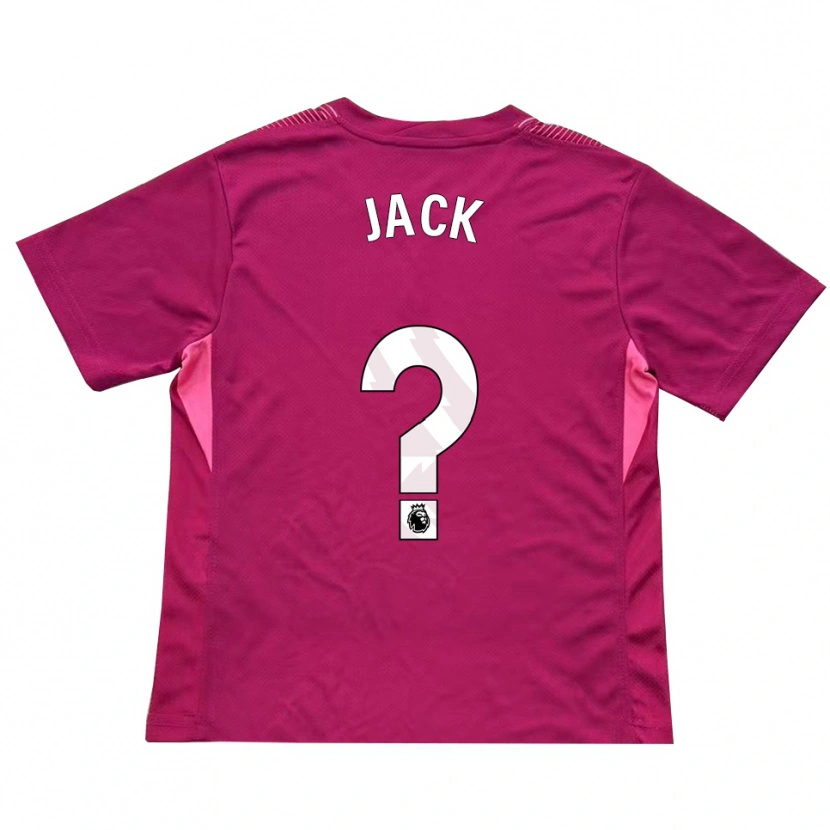Danxen Hombre Camiseta Mikel Jack #0 Rosa Blanco Portero Equipación 2025/26 La Camisa México