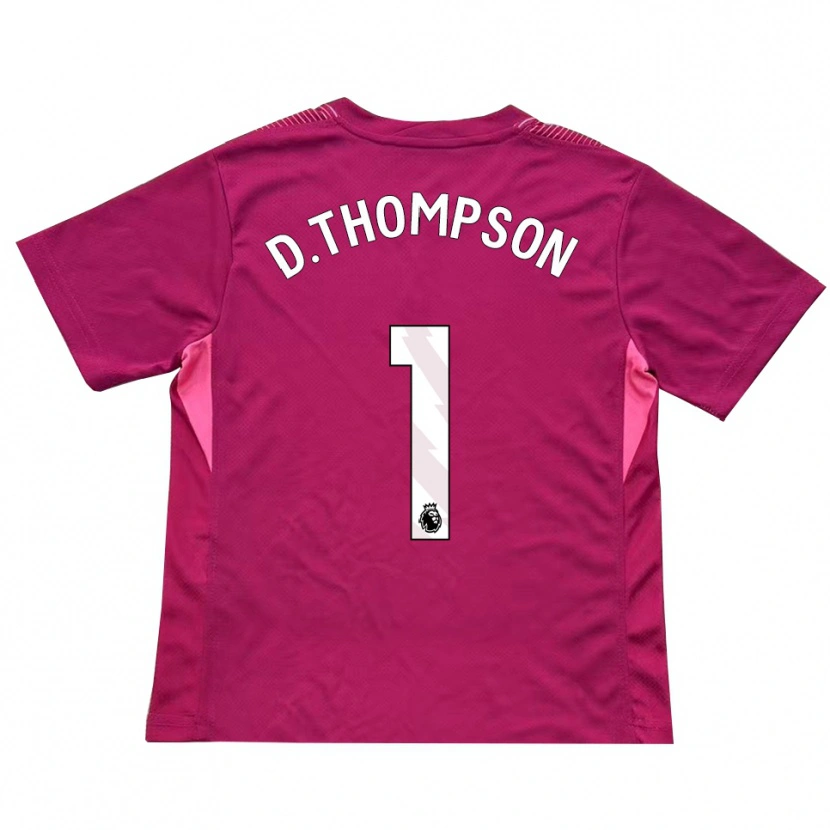 Danxen Hombre Camiseta Dylan Thompson #1 Rosa Blanco Portero Equipación 2025/26 La Camisa México