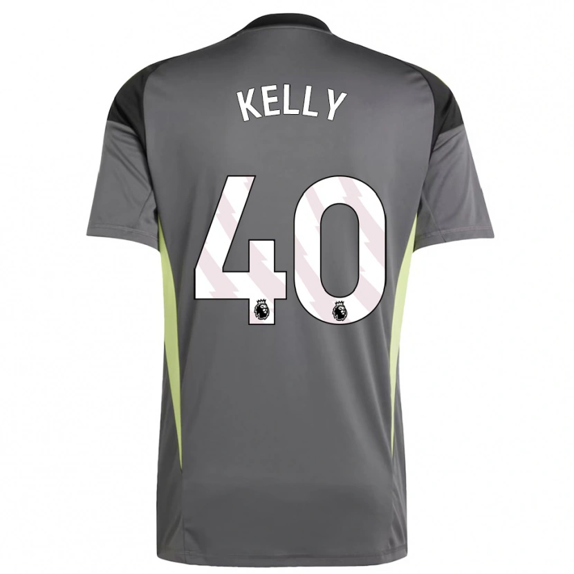 Danxen Hombre Camiseta Soffia Kelly #40 Gris Oscuro Negro Portero Equipación 2025/26 La Camisa México