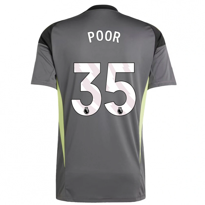 Danxen Hombre Camiseta Sophia Poor #35 Gris Oscuro Negro Portero Equipación 2025/26 La Camisa México