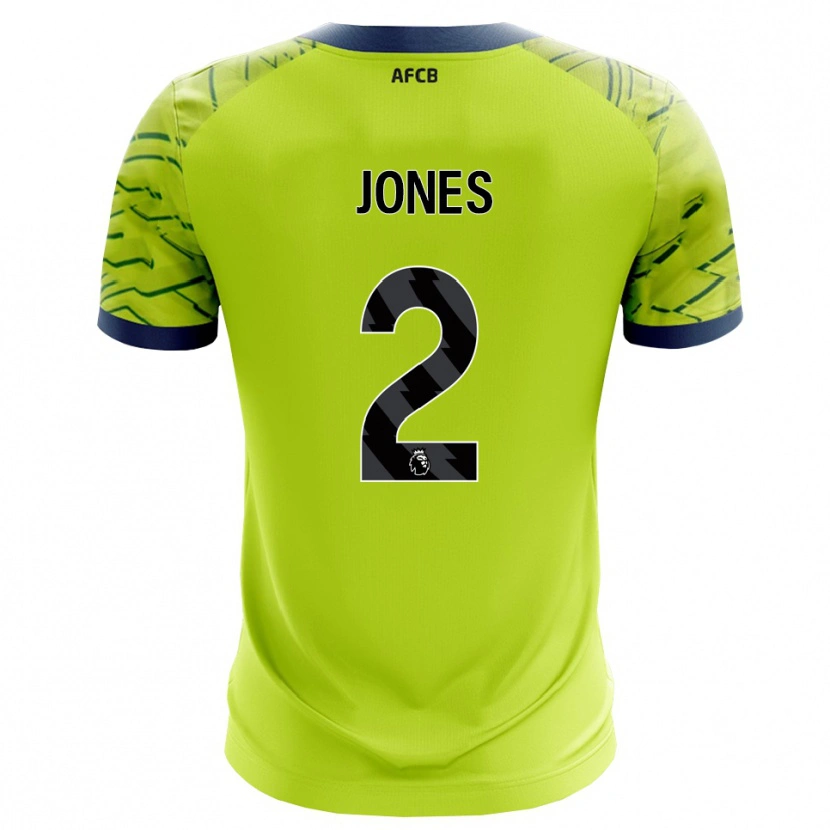 Danxen Hombre Camiseta Abby Jones #2 Verde Amarillo Portero Equipación 2025/26 La Camisa México