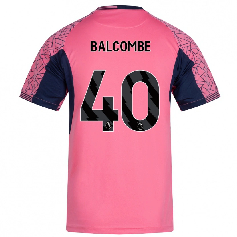 Danxen Hombre Camiseta Ellery Balcombe #40 Rosa Negro Portero Equipación 2025/26 La Camisa México