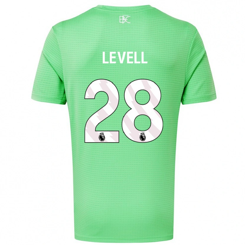 Danxen Hombre Camiseta Kirstie Levell #28 Verde Medio Portero Equipación 2025/26 La Camisa México