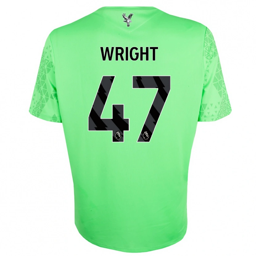 Danxen Hombre Camiseta Annis-Clara Wright #47 Verde Negro Portero Equipación 2025/26 La Camisa México