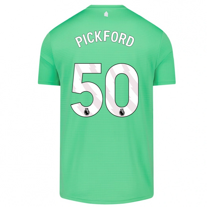 Danxen Hombre Camiseta George Pickford #50 Verde Medio Portero Equipación 2025/26 La Camisa México