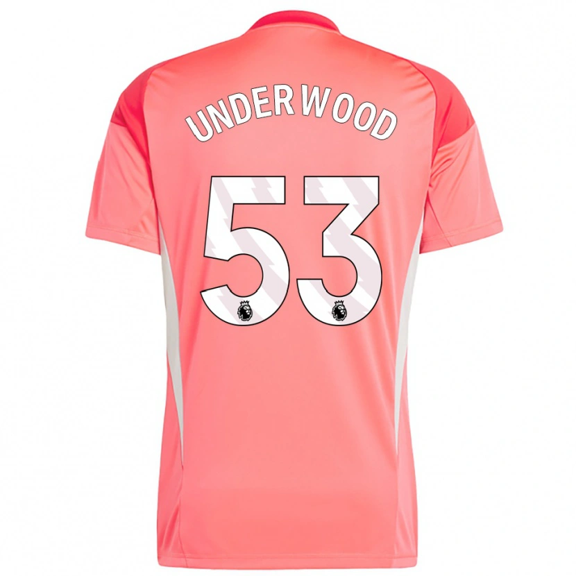 Danxen Hombre Camiseta Marco Underwood #53 Blanco Rojo Portero Equipación 2025/26 La Camisa México