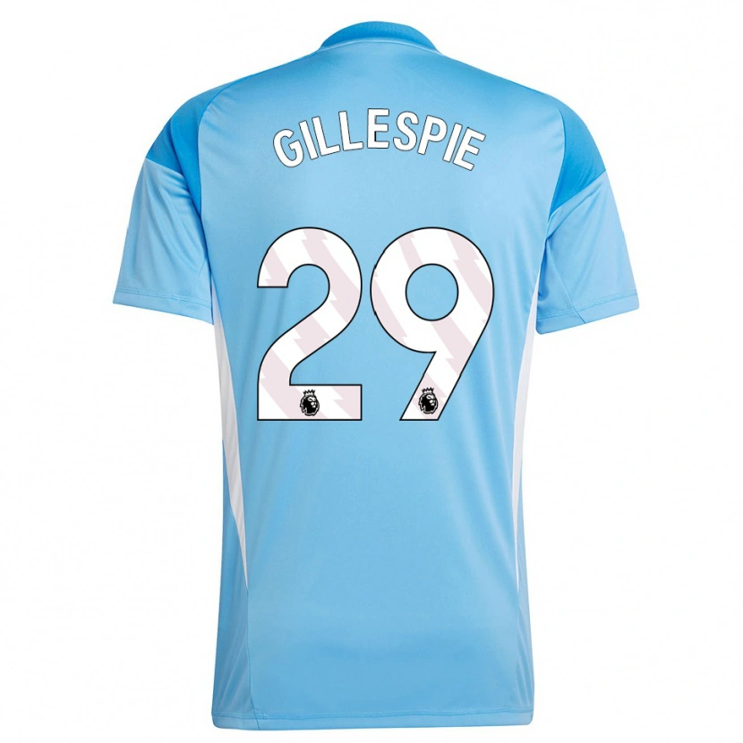 Danxen Hombre Camiseta Mark Gillespie #29 Azul Blanco Portero Equipación 2025/26 La Camisa México