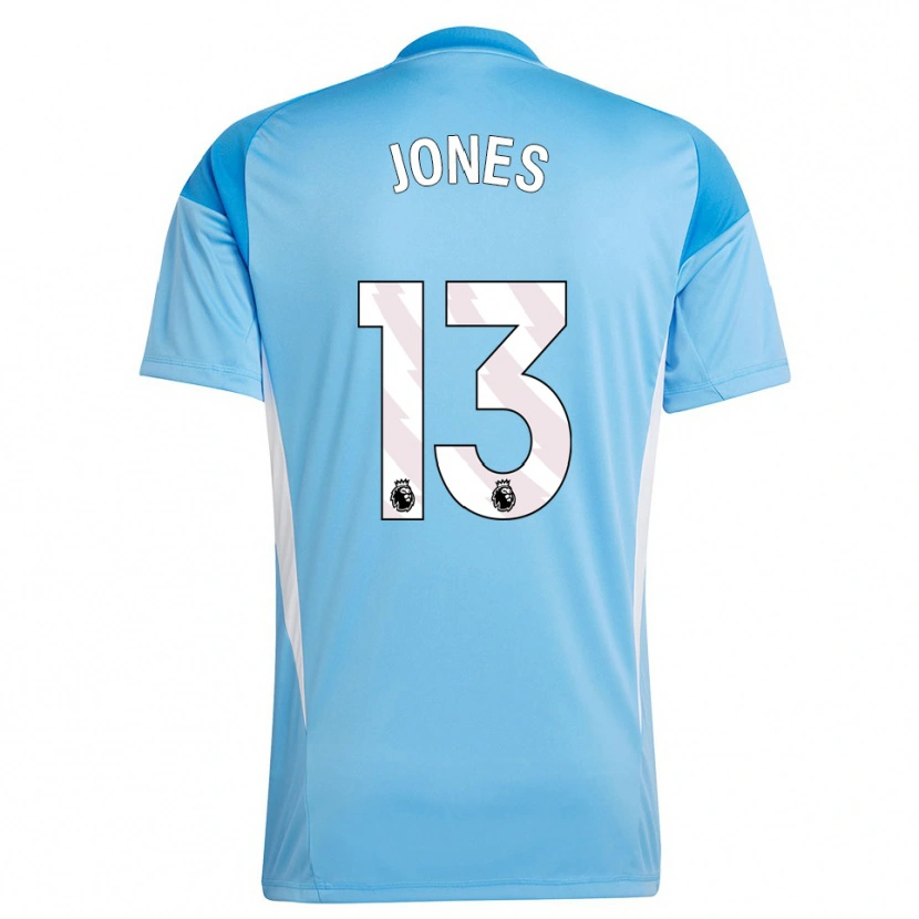 Danxen Hombre Camiseta Tyler Jones #13 Azul Blanco Portero Equipación 2025/26 La Camisa México