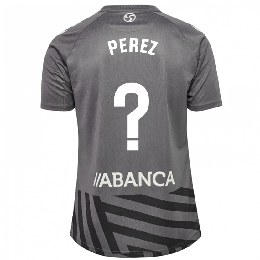 Danxen Hombre Camiseta Iván Pérez #0 Gris Oscuro Negro Portero Equipación 2025/26 La Camisa México