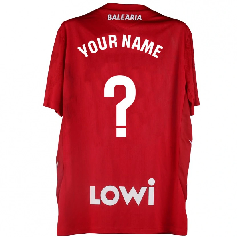 Danxen Hombre Camiseta Levante UD Rojo Blanco Portero Equipación 2025/26 La Camisa México