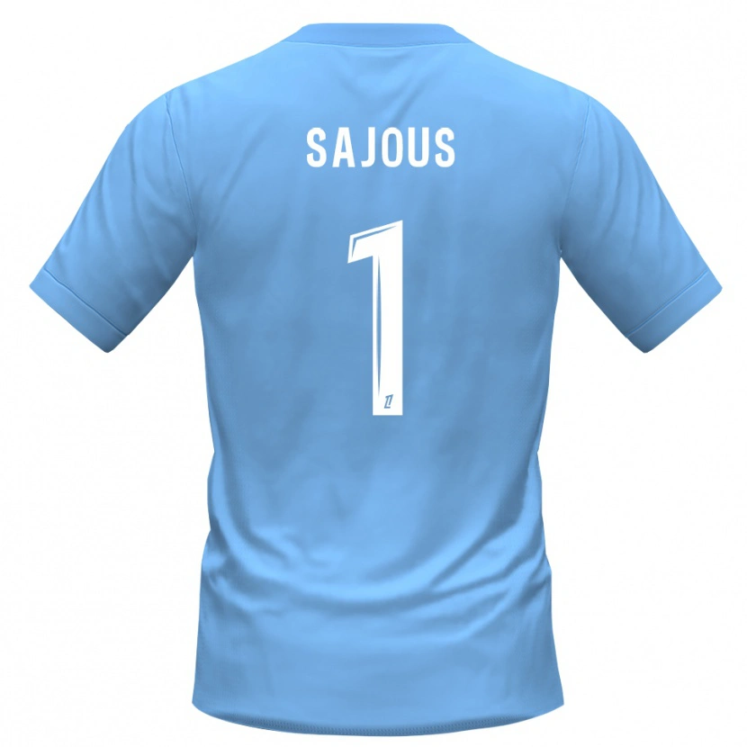 Danxen Hombre Camiseta Thomas Sajous #1 Azul Negro Portero Equipación 2025/26 La Camisa México
