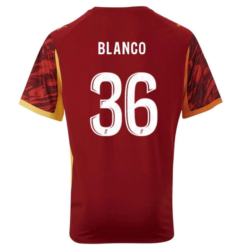 Danxen Hombre Camiseta Rubén Blanco #36 Marrón Borgoña Portero Equipación 2025/26 La Camisa México