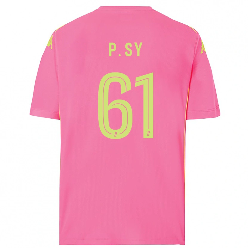 Danxen Hombre Camiseta Pape Sy #61 Rosa Caliente Portero Equipación 2025/26 La Camisa México