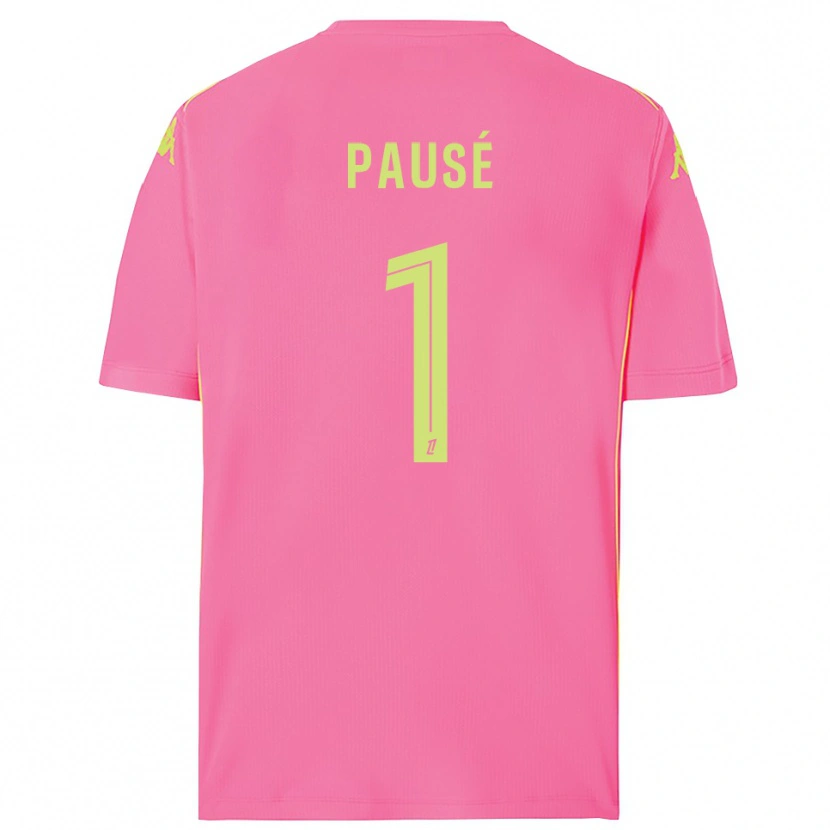 Danxen Hombre Camiseta Luca Pausé #1 Rosa Caliente Portero Equipación 2025/26 La Camisa México