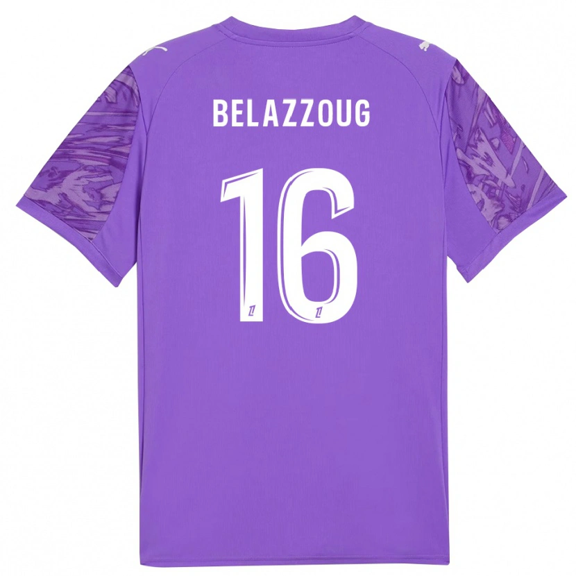 Danxen Hombre Camiseta Kilian Belazzoug #16 Blanco Orquídea Portero Equipación 2025/26 La Camisa México