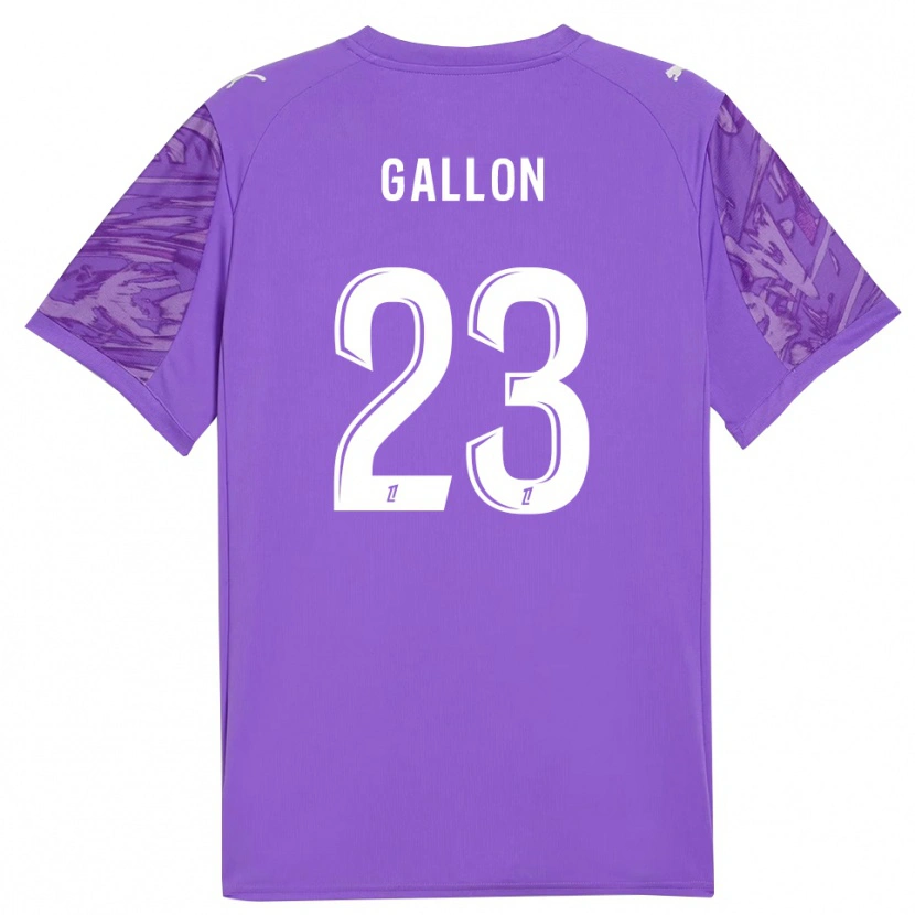 Danxen Hombre Camiseta Gauthier Gallon #23 Blanco Orquídea Portero Equipación 2025/26 La Camisa México