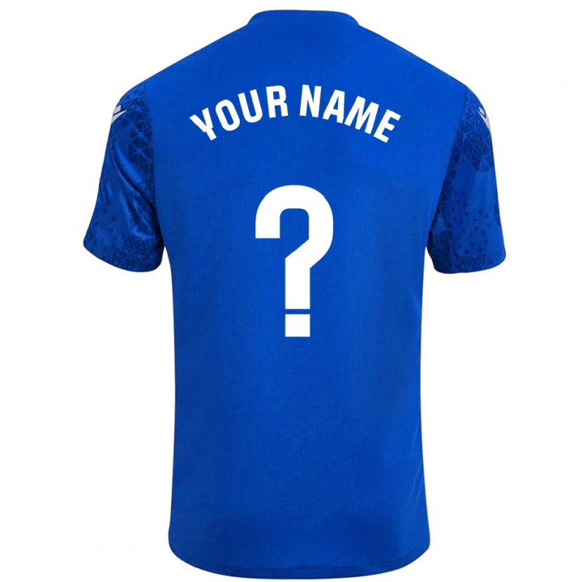 Danxen Hombre Camiseta Cadiz CF Azul Blanco Portero Equipación 2025/26 La Camisa México