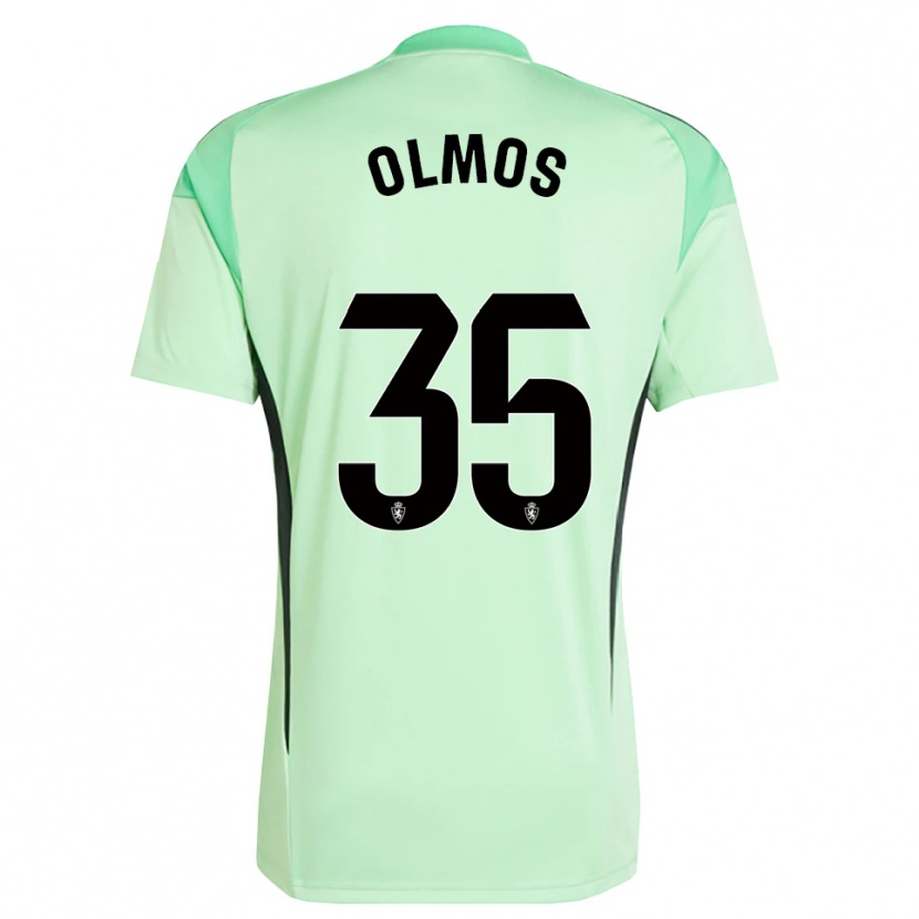 Danxen Hombre Camiseta Lucas Olmos #35 Verde Primavera Medio Portero Equipación 2025/26 La Camisa México