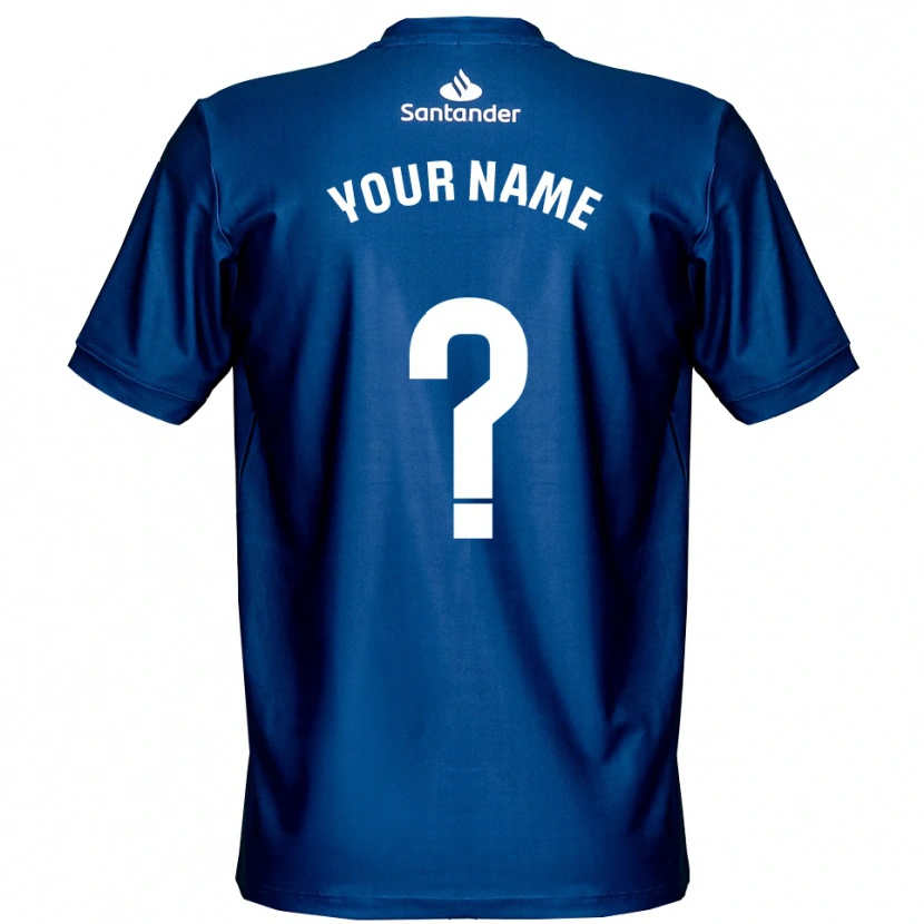 Danxen Hombre Camiseta Racing de Santander Blanco Azul Real Portero Equipación 2025/26 La Camisa México