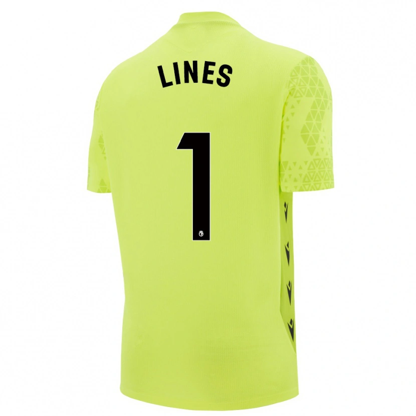 Danxen Hombre Camiseta Laura Inés Aguilar #1 Negro Verde Amarillo Portero Equipación 2025/26 La Camisa México