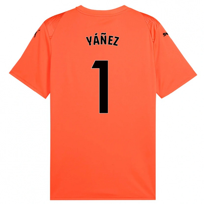Danxen Hombre Camiseta Rubén Yáñez #1 Rojo Naranja Negro Portero Equipación 2025/26 La Camisa México