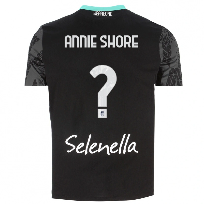 Danxen Hombre Camiseta Margot Annie Shore #0 Gris Negro Blanco Portero Equipación 2025/26 La Camisa México