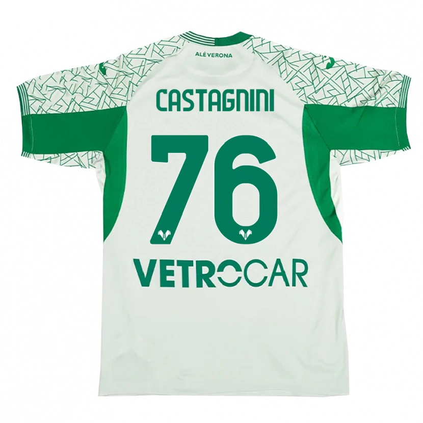 Danxen Hombre Camiseta Mirko Castagnini #76 Verde Rojo Portero Equipación 2025/26 La Camisa México