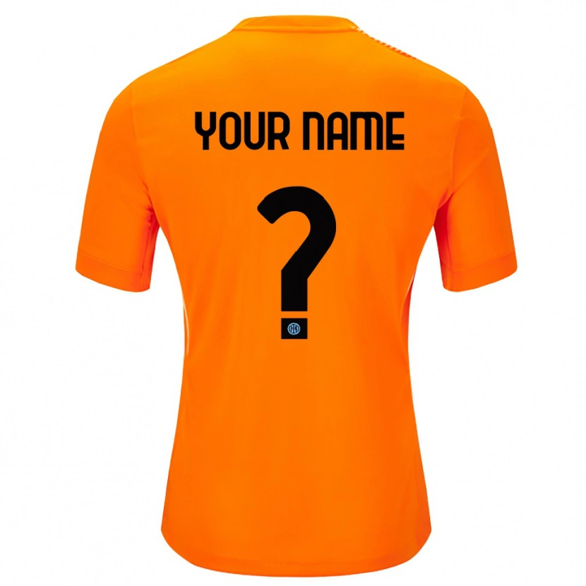 Danxen Hombre Camiseta Inter Milan Naranja Claro Negro Portero Equipación 2025/26 La Camisa México