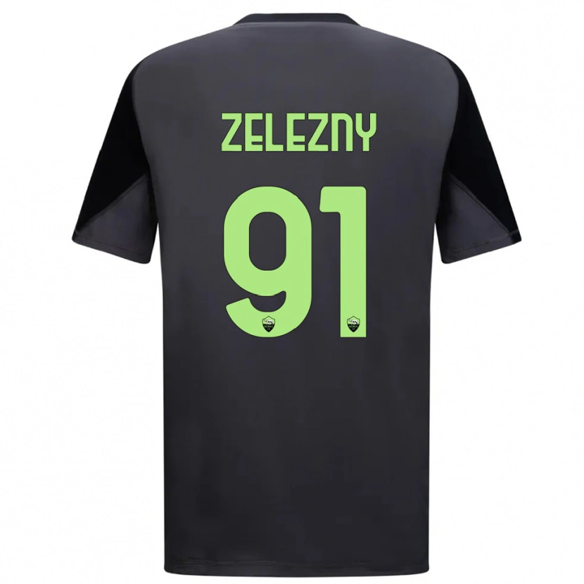 Danxen Hombre Camiseta Radoslaw Zelezny #91 Negro Verde Claro Portero Equipación 2025/26 La Camisa México
