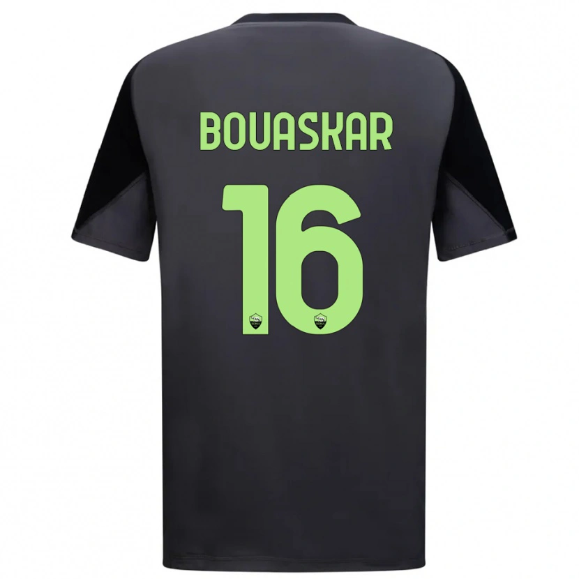 Danxen Hombre Camiseta Slim Bouaskar #16 Negro Verde Claro Portero Equipación 2025/26 La Camisa México