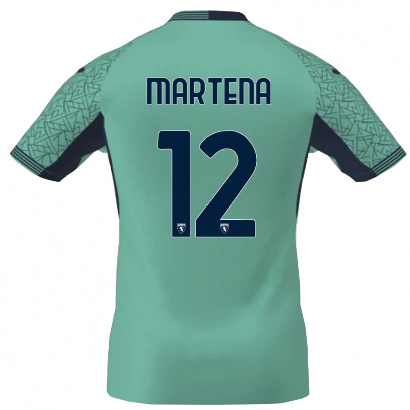 Danxen Hombre Camiseta Gabriele Martena #12 Laguna Azul Portero Equipación 2025/26 La Camisa México