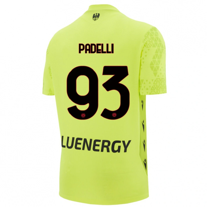 Danxen Hombre Camiseta Daniele Padelli #93 Verde Amarillo Negro Portero Equipación 2025/26 La Camisa México