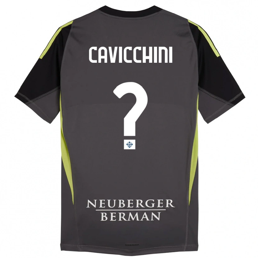 Danxen Hombre Camiseta Leonardo Cavicchini #0 Negro Verde Claro Portero Equipación 2025/26 La Camisa México
