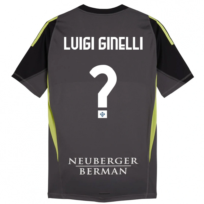 Danxen Hombre Camiseta Lorenzo Luigi Ginelli #0 Negro Verde Claro Portero Equipación 2025/26 La Camisa México