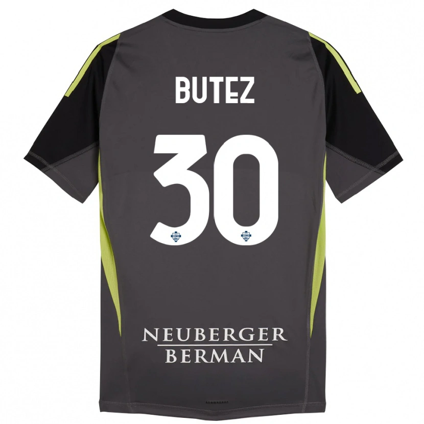 Danxen Hombre Camiseta Jean Butez #30 Negro Verde Claro Portero Equipación 2025/26 La Camisa México