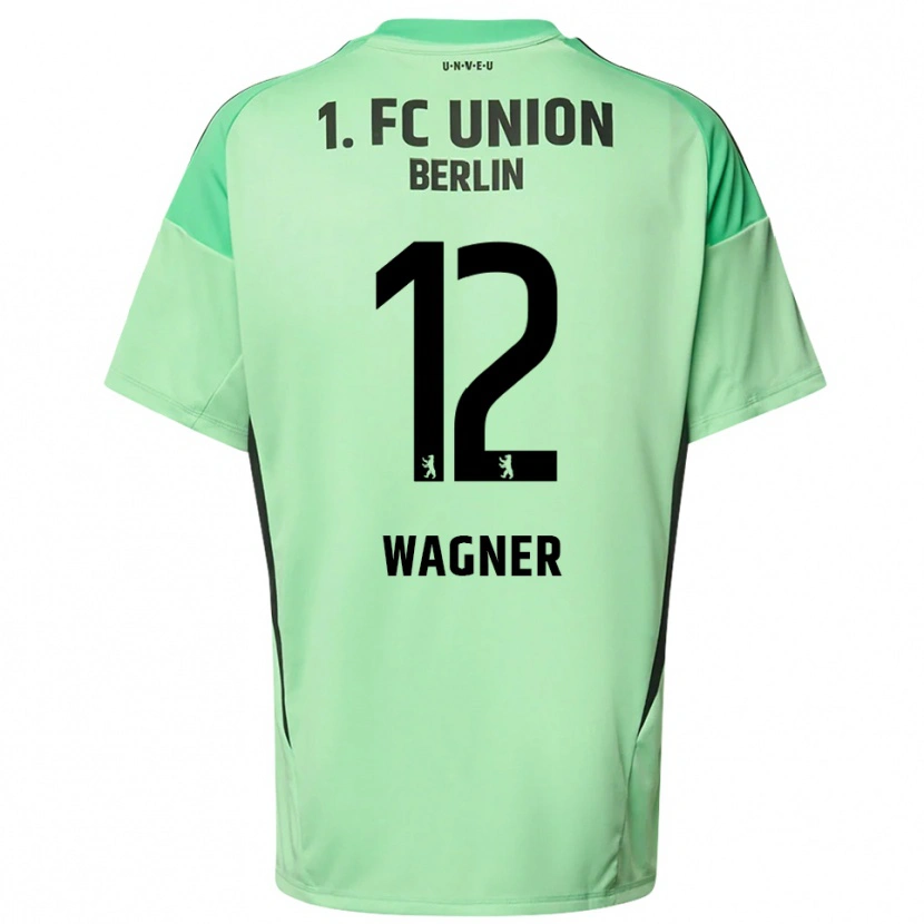 Danxen Hombre Camiseta Melanie Wagner #12 Verde Claro Negro Portero Equipación 2025/26 La Camisa México
