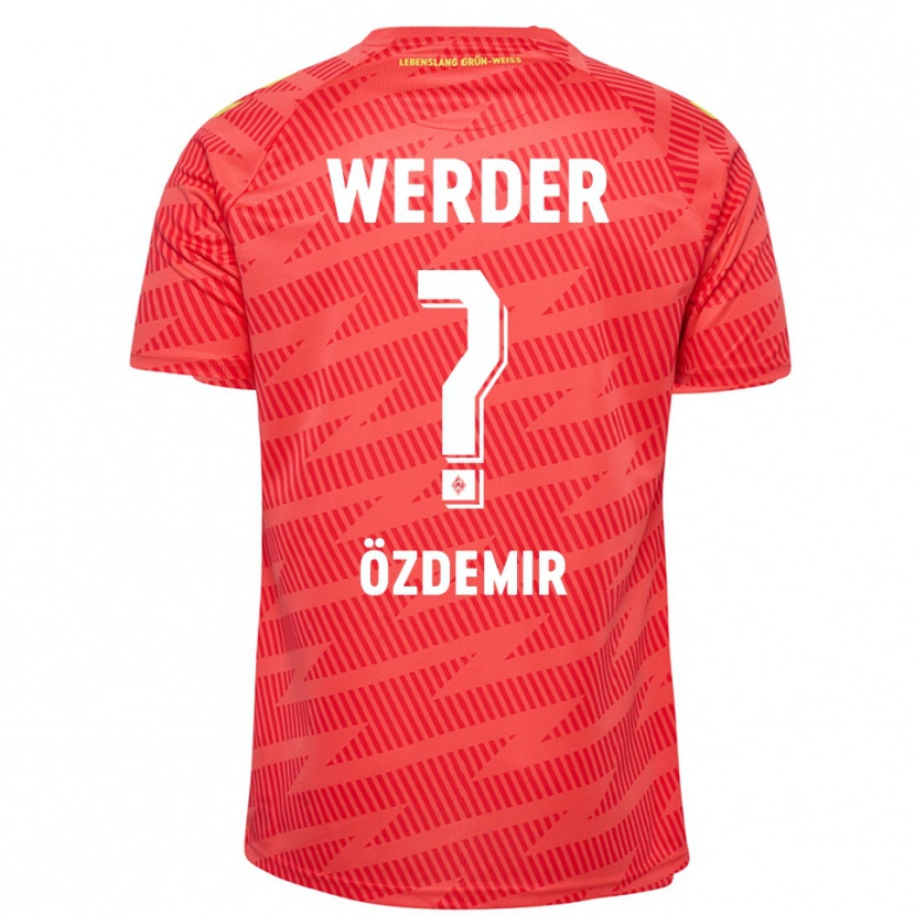 Danxen Hombre Camiseta Sinem Özdemir #0 Rojo Amarillo Portero Equipación 2025/26 La Camisa México