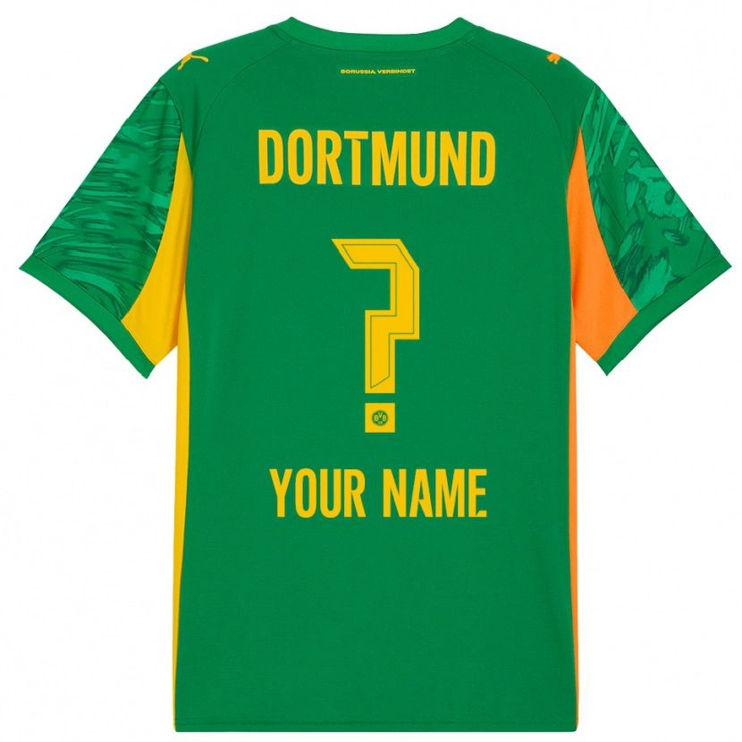 Danxen Hombre Camiseta Borussia Dortmund Verde Naranja Portero Equipación 2025/26 La Camisa México