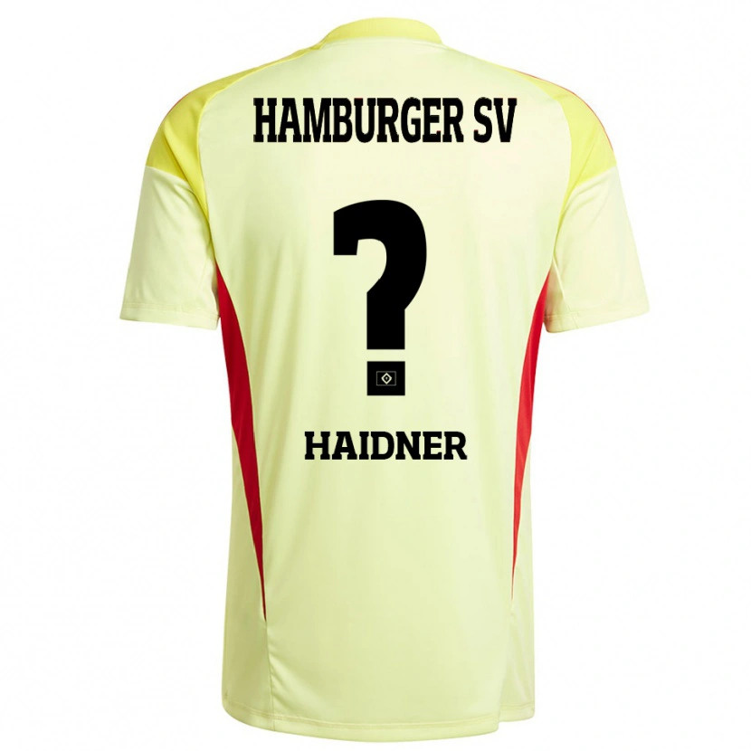 Danxen Hombre Camiseta Larissa Haidner #0 Amarillo Negro Rojo Portero Equipación 2025/26 La Camisa México
