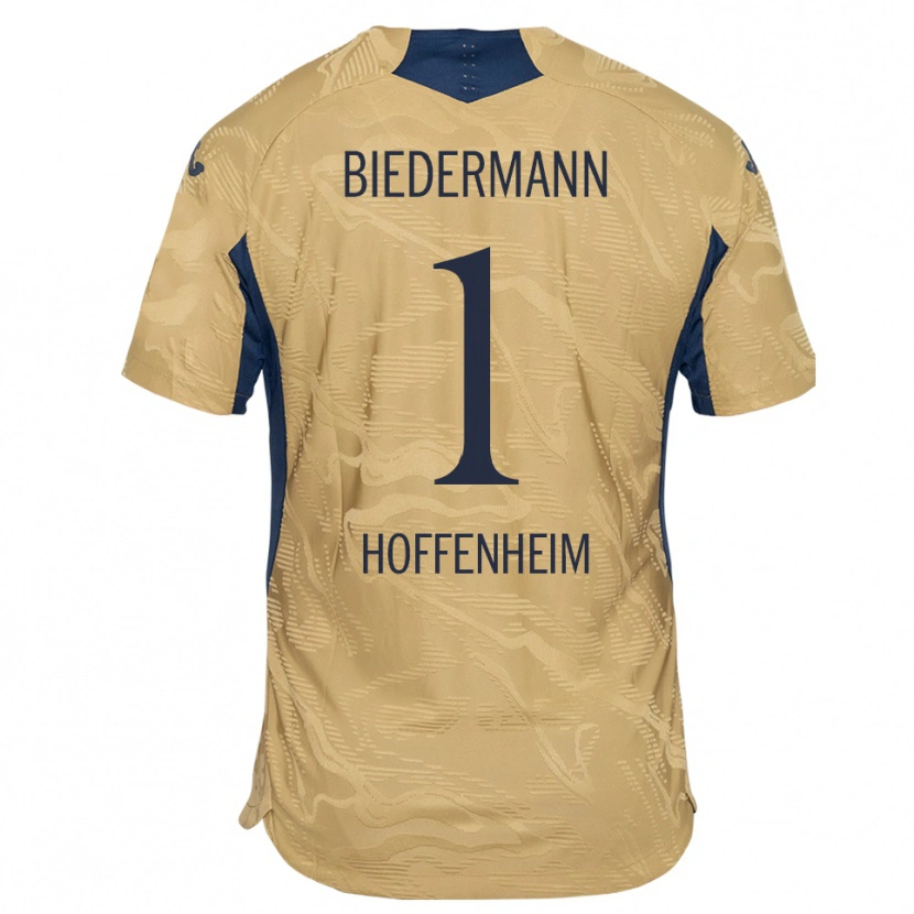 Danxen Hombre Camiseta Nico Biedermann #1 Negro Marrón Negro Portero Equipación 2025/26 La Camisa México