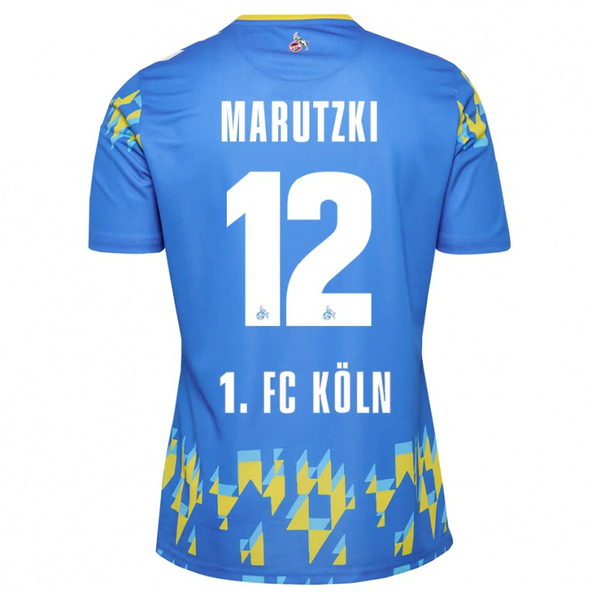 Danxen Hombre Camiseta Mikolaj Marutzki #12 Azul Cornflower Portero Equipación 2025/26 La Camisa México