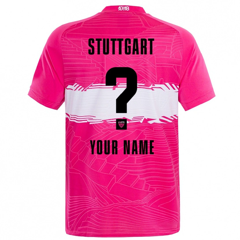 Danxen Hombre Camiseta VfB Stuttgart Rosa Profundo Negro Portero Equipación 2025/26 La Camisa México