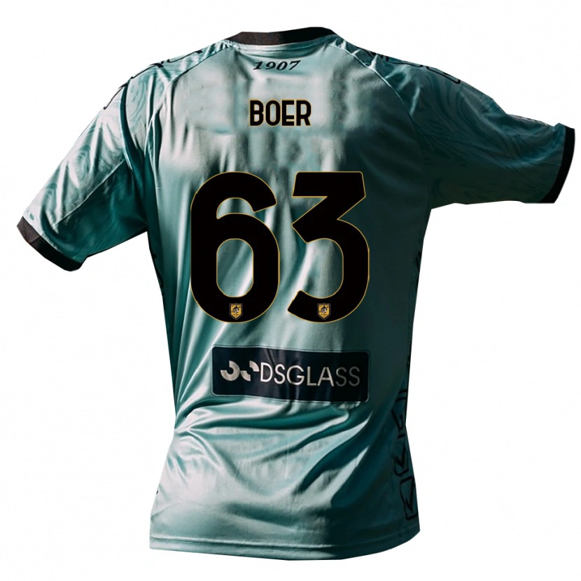 Danxen Hombre Camiseta Pietro Boer #63 Azul Claro Blanco Portero Equipación 2025/26 La Camisa México