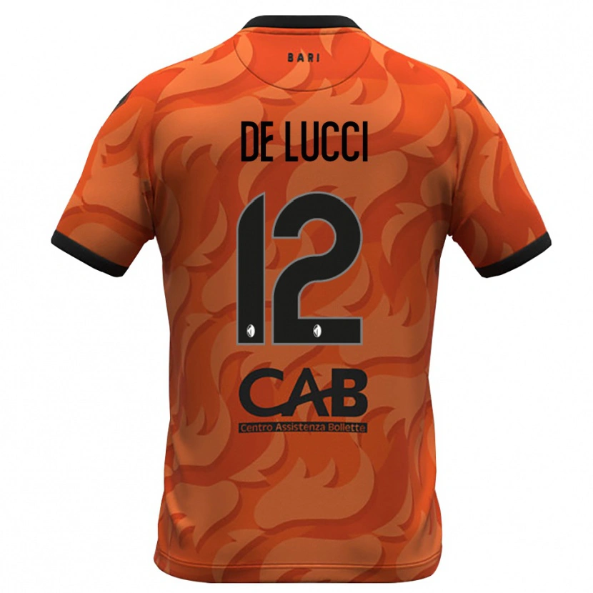 Danxen Hombre Camiseta Paolo De Lucci #12 Naranja Oscuro Negro Portero Equipación 2025/26 La Camisa México