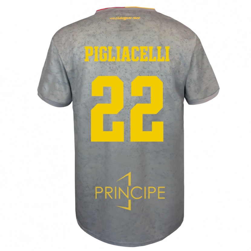 Danxen Hombre Camiseta Mirko Pigliacelli #22 Plata Marrón Arena Portero Equipación 2025/26 La Camisa México