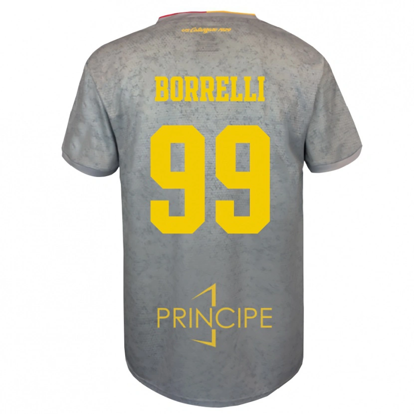Danxen Hombre Camiseta Edoardo Borrelli #99 Plata Marrón Arena Portero Equipación 2025/26 La Camisa México