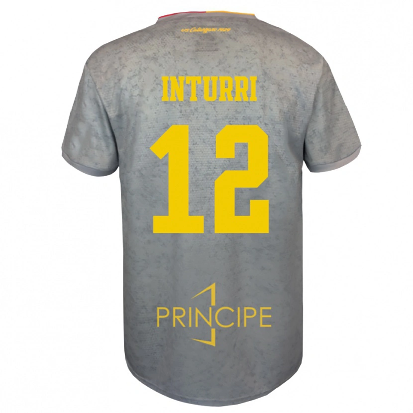 Danxen Hombre Camiseta Roberto Inturri #12 Plata Marrón Arena Portero Equipación 2025/26 La Camisa México