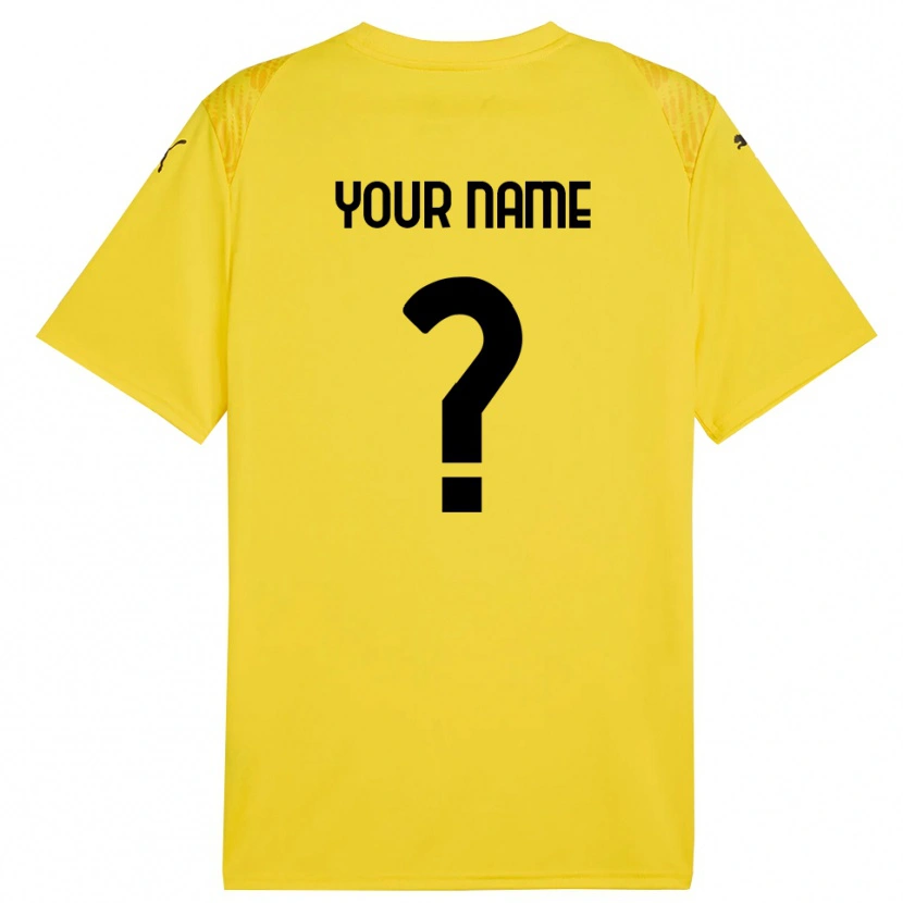 Danxen Hombre Camiseta US Salernitana 1919 Amarillo Negro Portero Equipación 2025/26 La Camisa México